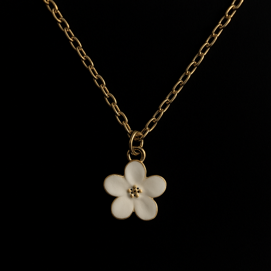 Colorful Flower Choker Necklace for Women